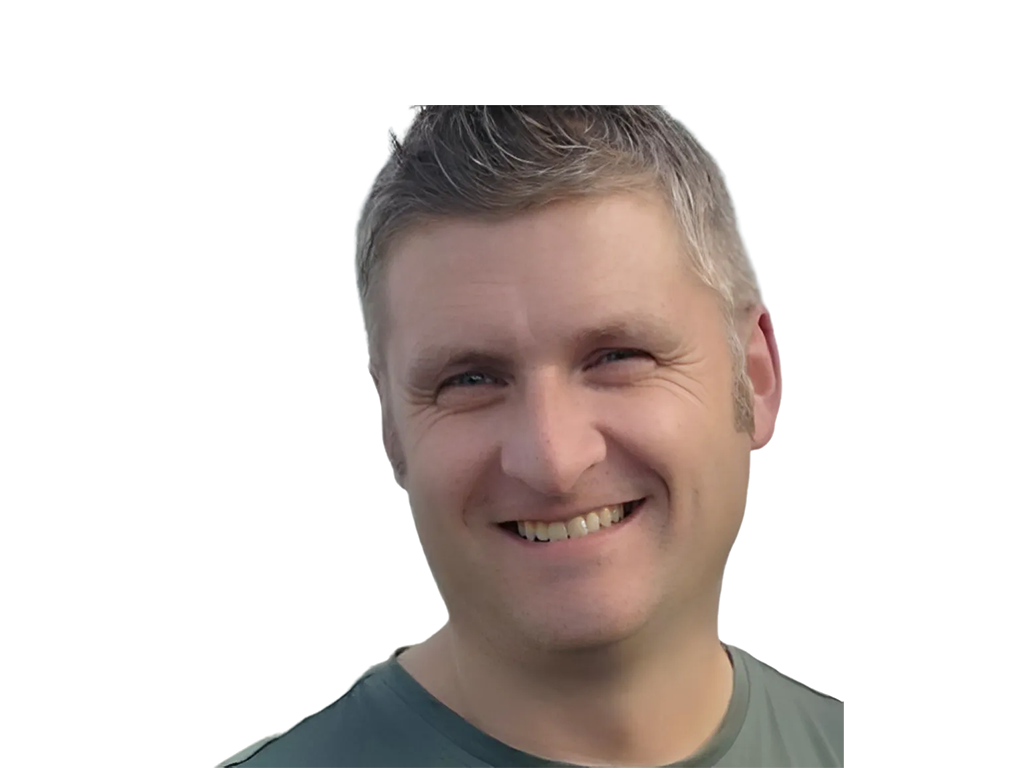 a person smiling for the camera