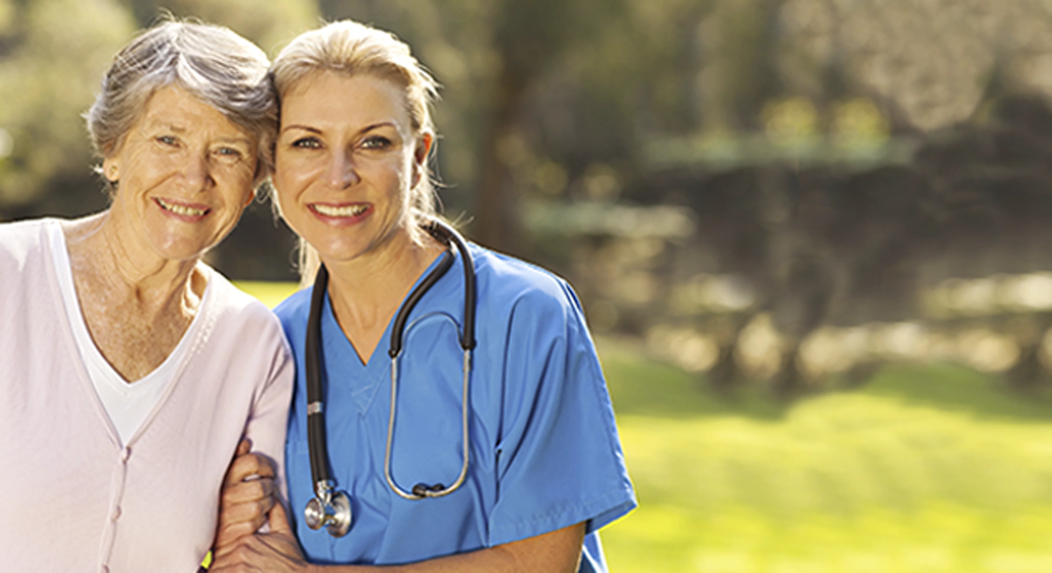 Nurse with patient