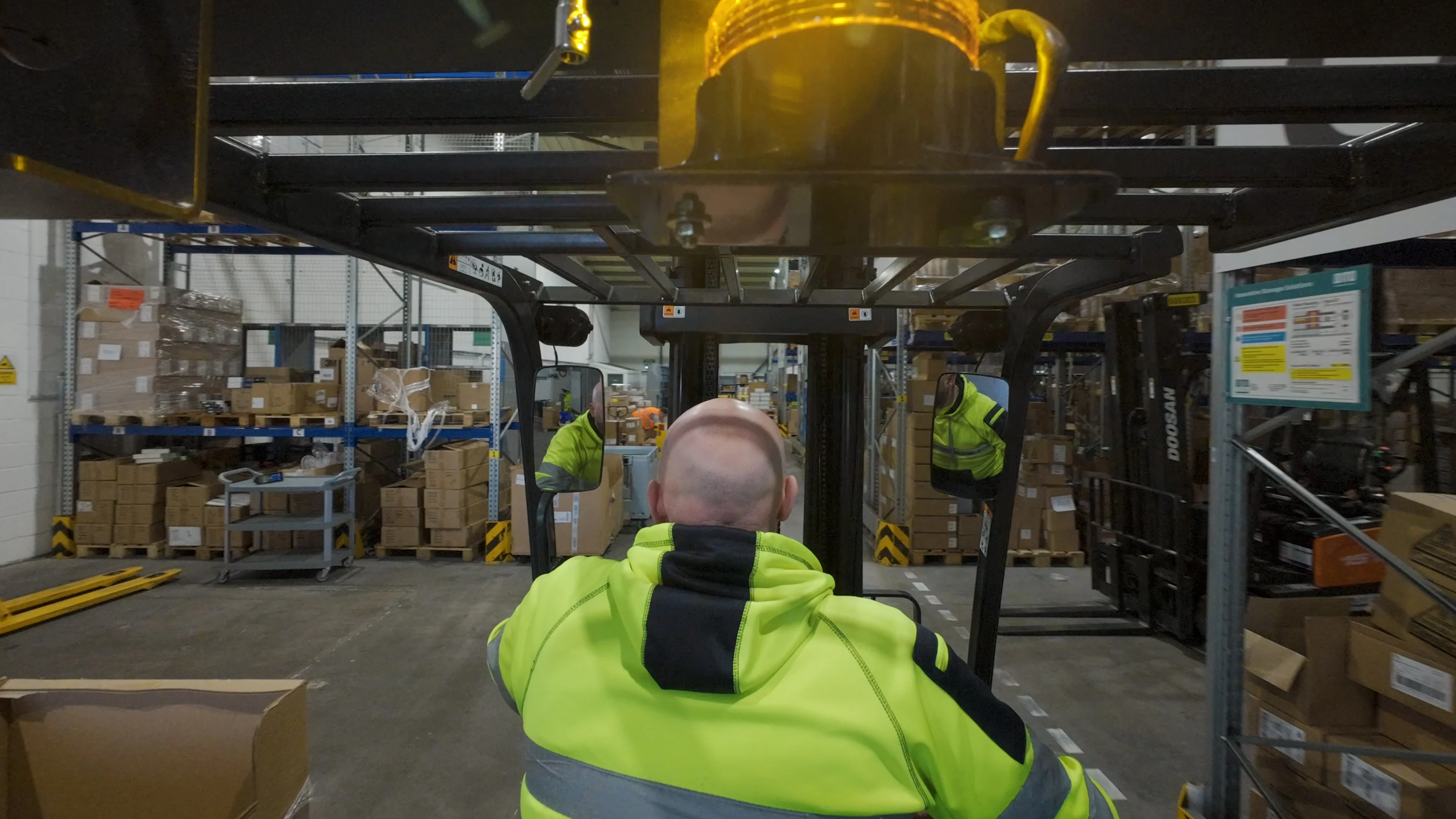 a person in a factory