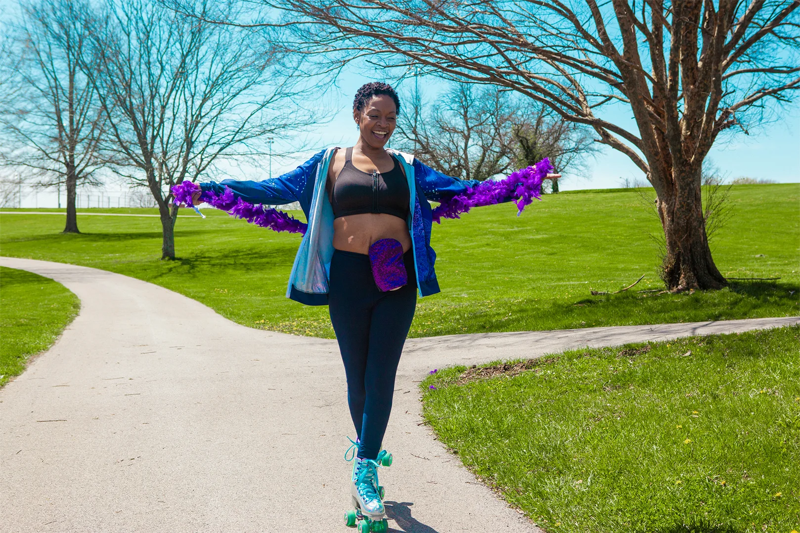 a person wearing a garment