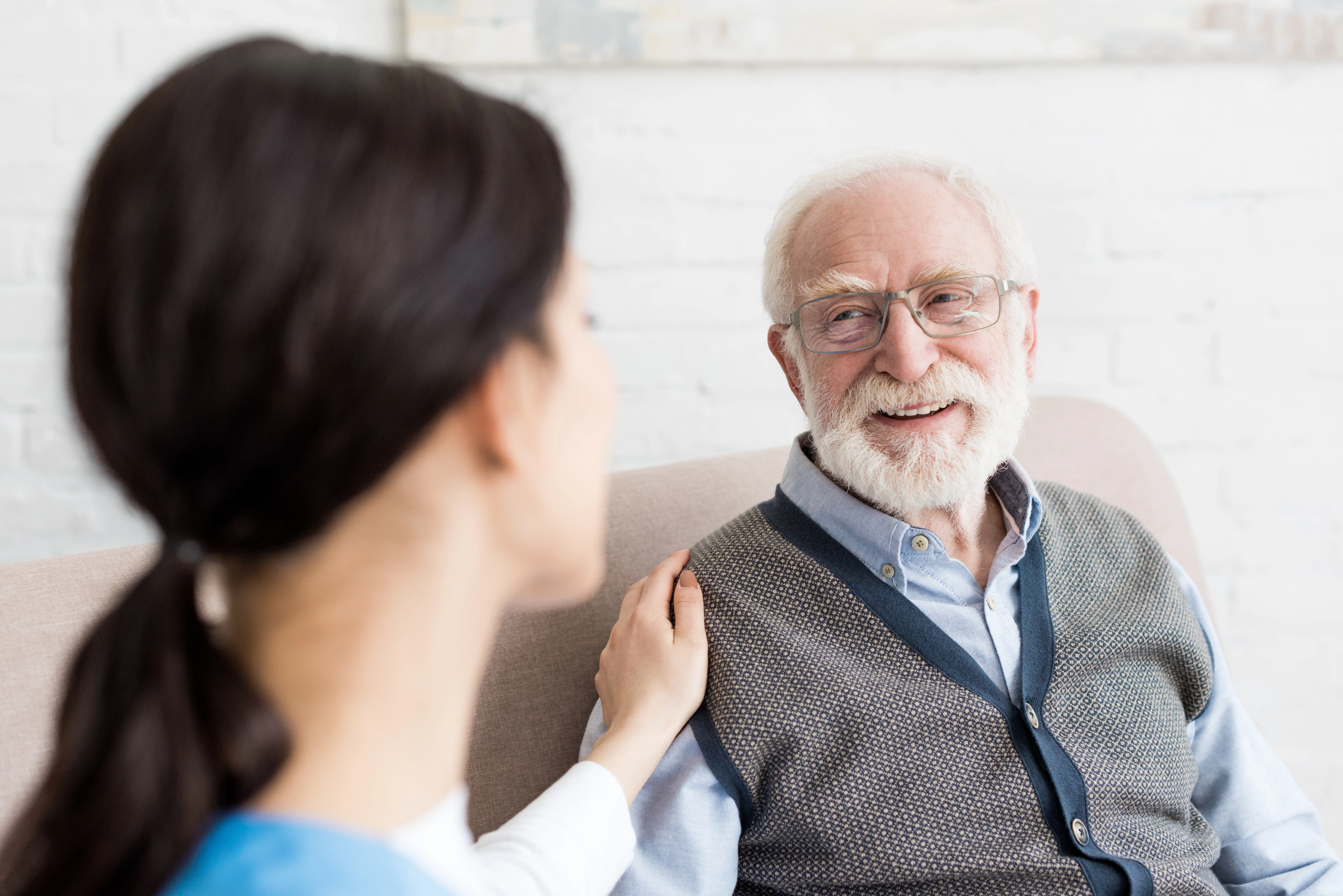 Patient and Nurse talking