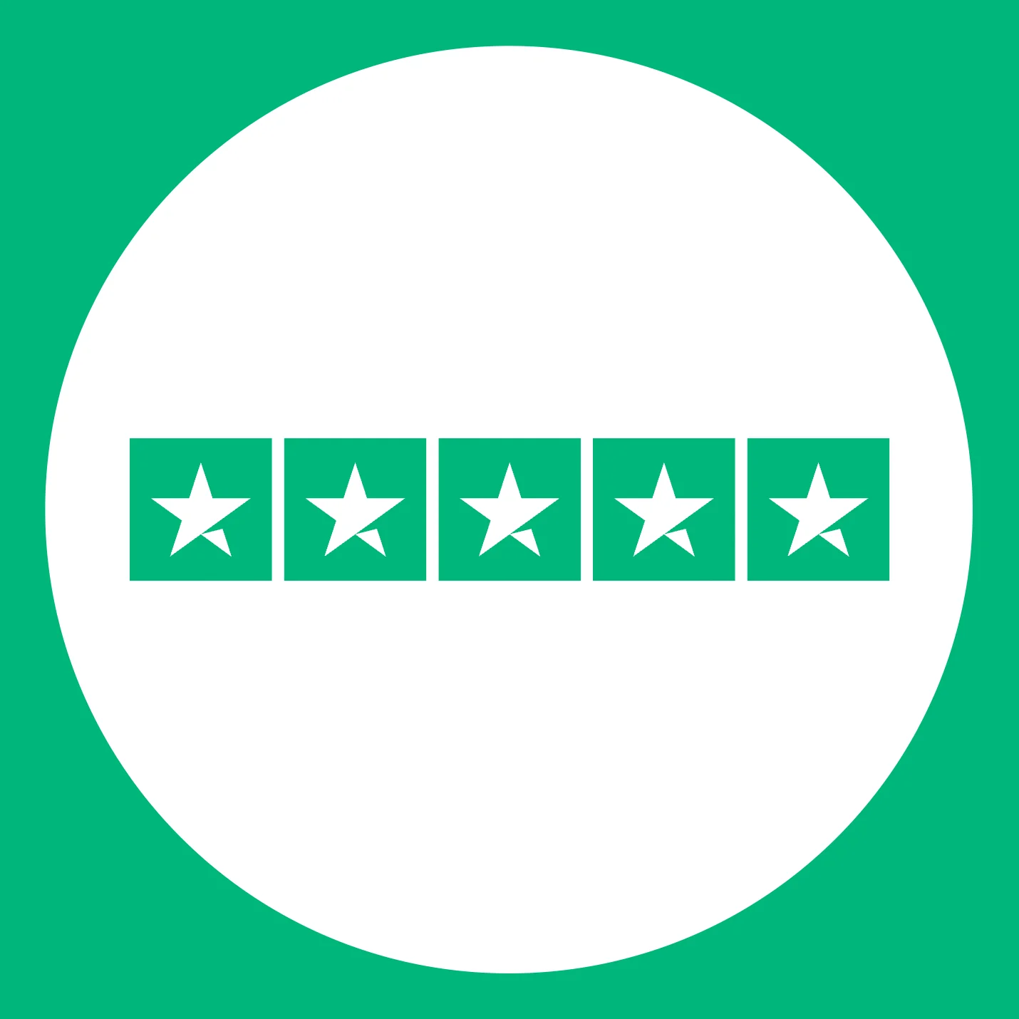 5 Stars from TrustPilot