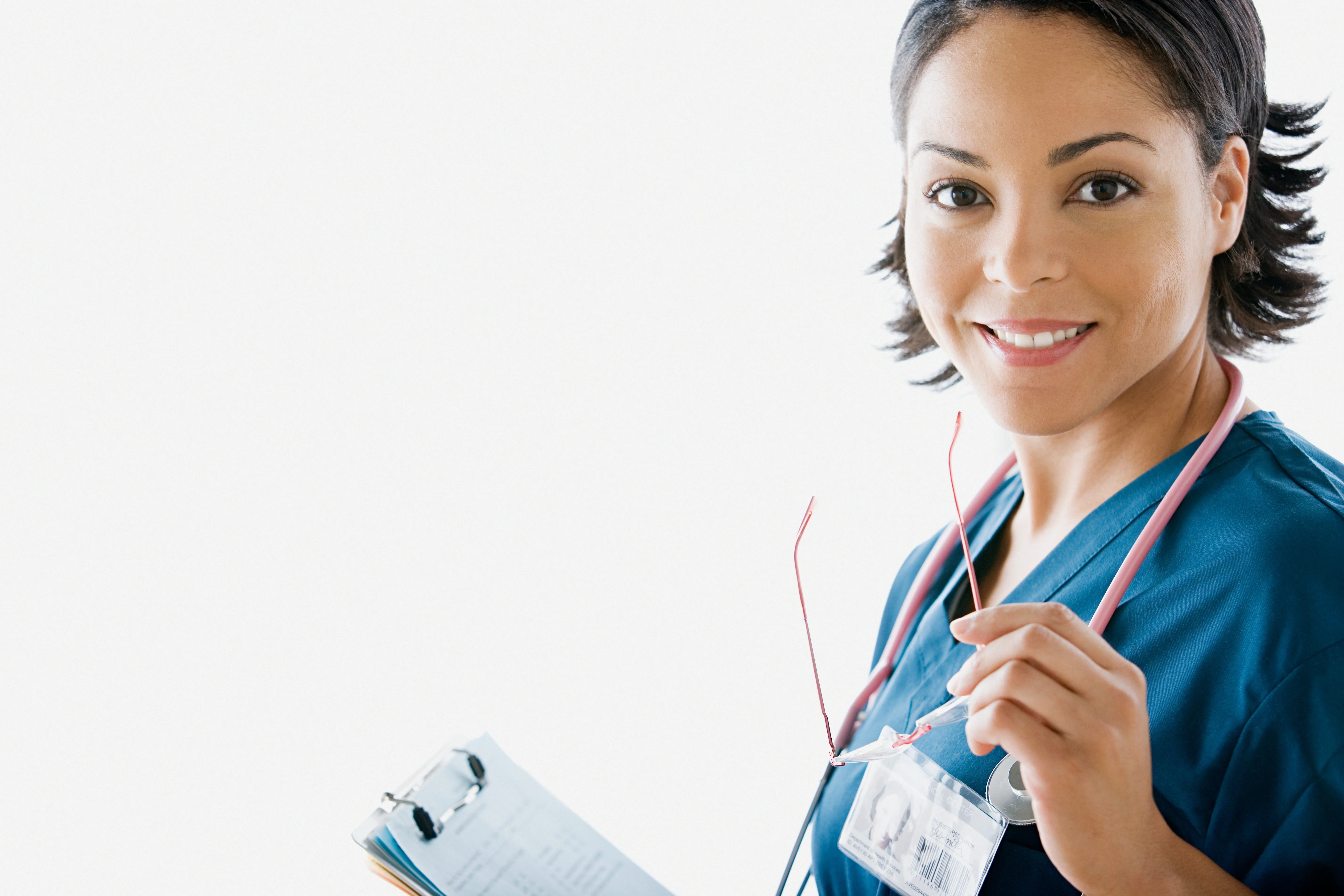 Doctor with a stephoscope around her neck
